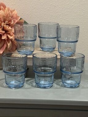 La Rochere Boston Water Tumbler Blue
Set Of 6. Made In France